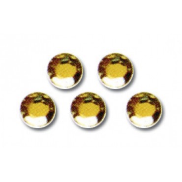 STRASS TONDI GIALLO 100 PZ